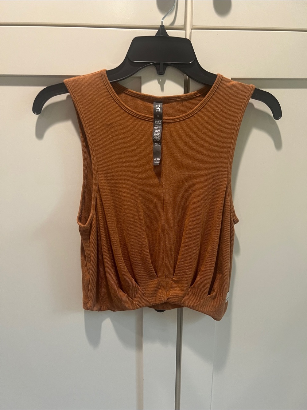 Vuori Cove High Neck Tank in Palo Santo - Medium